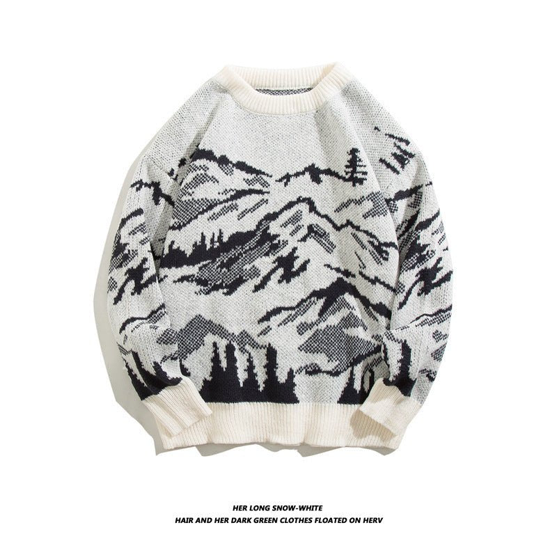 best Sweater Men's Japanese-style Retro Sweater 0 shop online at M2K Trends for