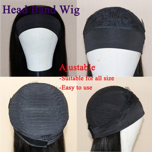 best Synthetic Hair Headband Machine Made Deep Wave Wigs for Women Lace Other shop online at M2K Trends for