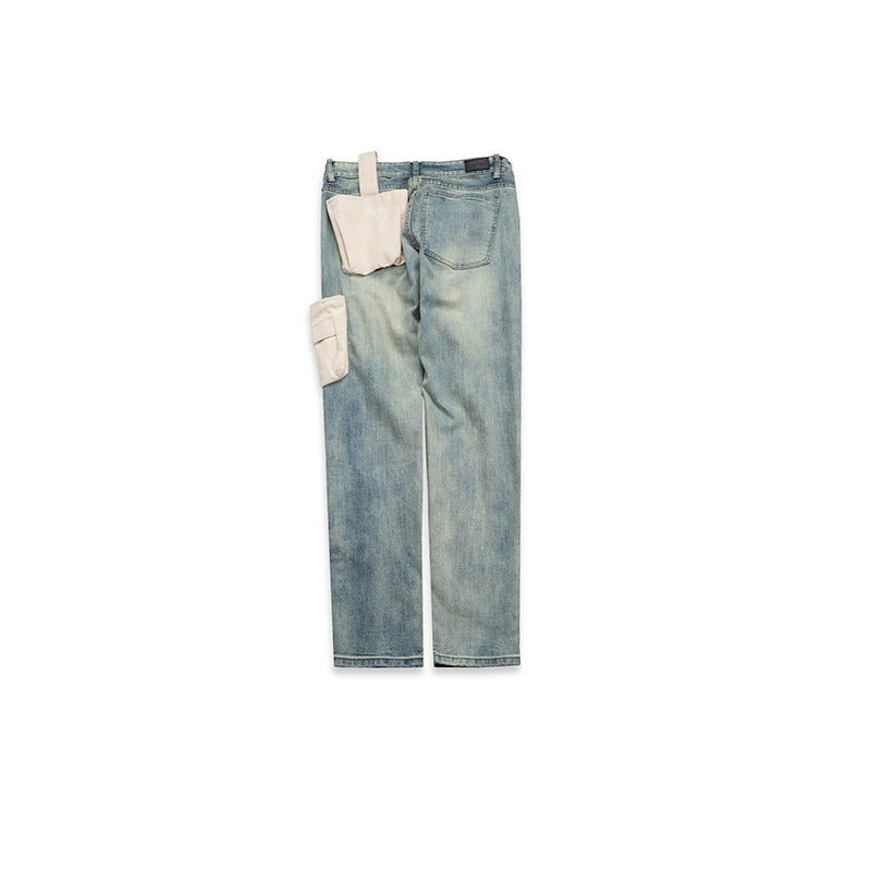 best Tide brand washed jeans with large pockets 0 shop online at M2K Trends for