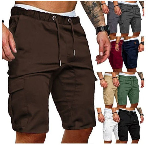 best Tight Elastic Pants Men's Cropped Shorts Pants Clothing shop online at M2K Trends for men shorts