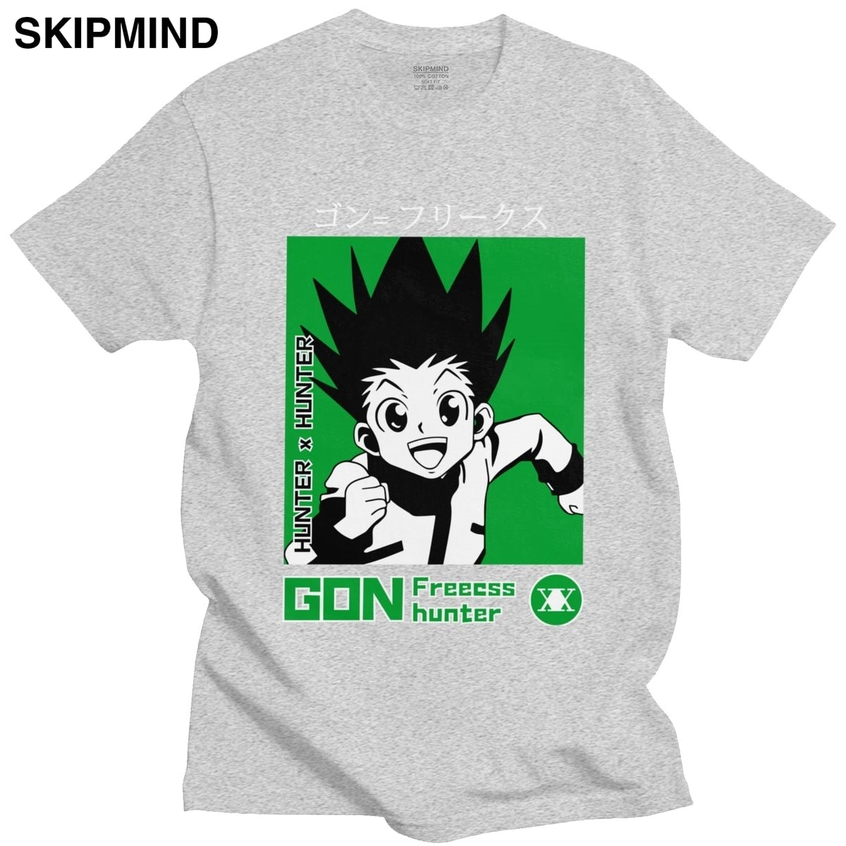 best Trendy Men T Shirt Hunter X Hunter Short Sleeved Cotton Tee Round Neck Leisure Gon Freecss T-shirt Japanese Manga Anime Tshirt 0 shop online at M2K Trends for