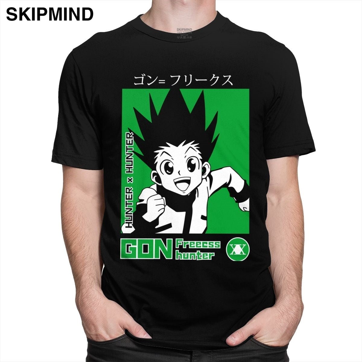 best Trendy Men T Shirt Hunter X Hunter Short Sleeved Cotton Tee Round Neck Leisure Gon Freecss T-shirt Japanese Manga Anime Tshirt 0 shop online at M2K Trends for