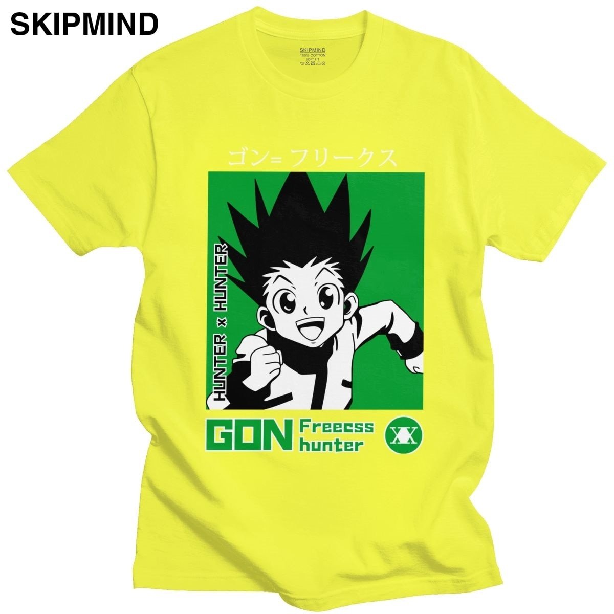 best Trendy Men T Shirt Hunter X Hunter Short Sleeved Cotton Tee Round Neck Leisure Gon Freecss T-shirt Japanese Manga Anime Tshirt 0 shop online at M2K Trends for