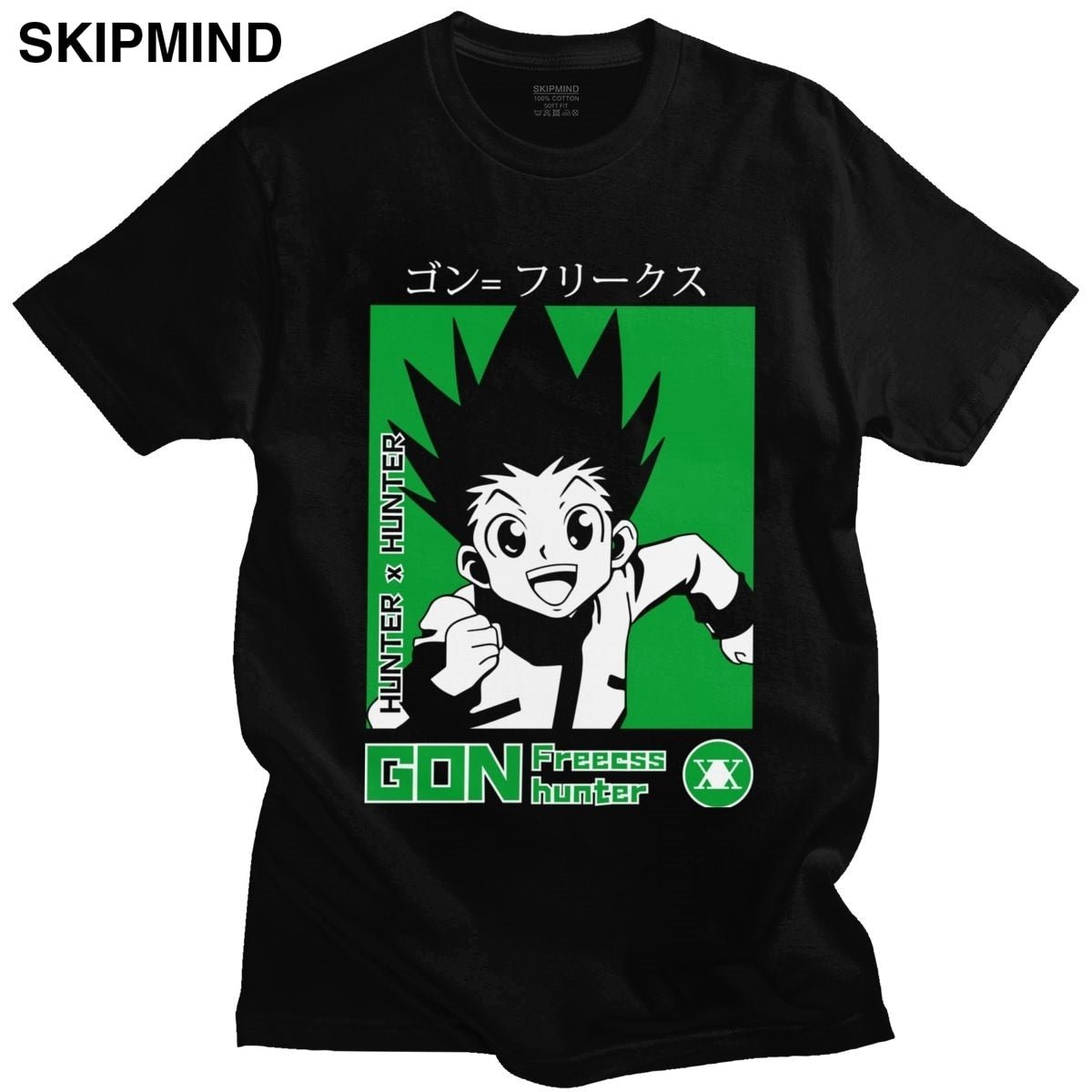 best Trendy Men T Shirt Hunter X Hunter Short Sleeved Cotton Tee Round Neck Leisure Gon Freecss T-shirt Japanese Manga Anime Tshirt 0 shop online at M2K Trends for