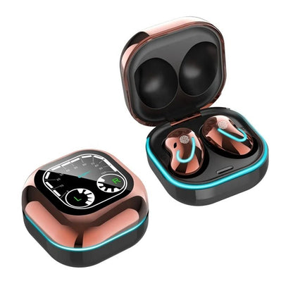 best True wireless sport earbuds s6se s6 se headphone tws noise cancelling mini ear buds lce led battery display earphone audifonos shop online at M2K Trends for