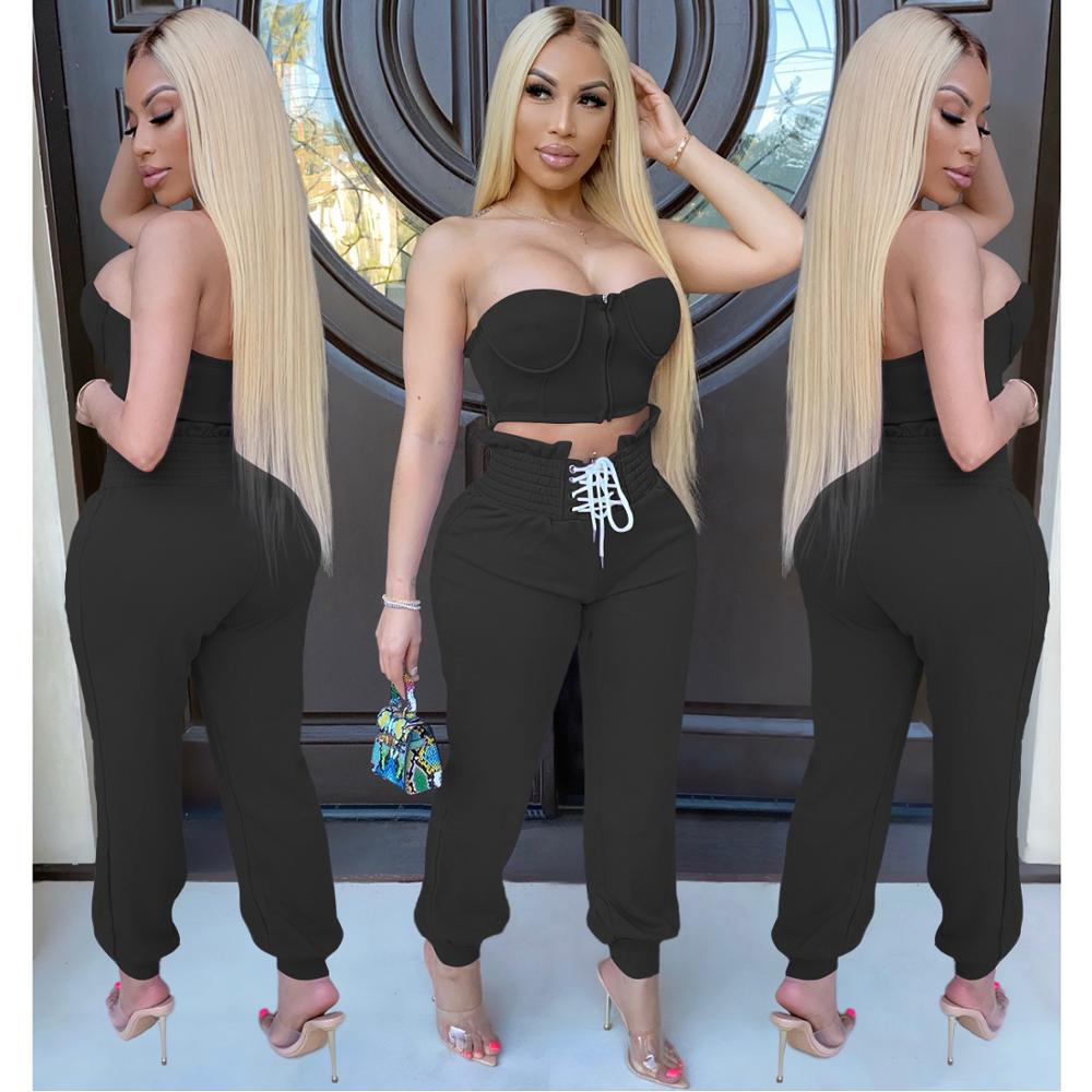 best two peice set for women two piece outfits 2 pieces sets women outfits crop tops pants tracksuit clothes for female Active Two 2 Pieces Set for Women shop online at M2K Trends for