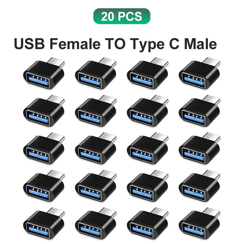 best Type C to USB Adapter 3.0 USB-C 3.1 Male OTG A Female Data Connector For MacBook Pro iPad Mini 6/Pro MacBook Air Type C Devices Type C to USB Adapter 3.0 USB-C 3.1 shop online at M2K Trends for #DataConnector