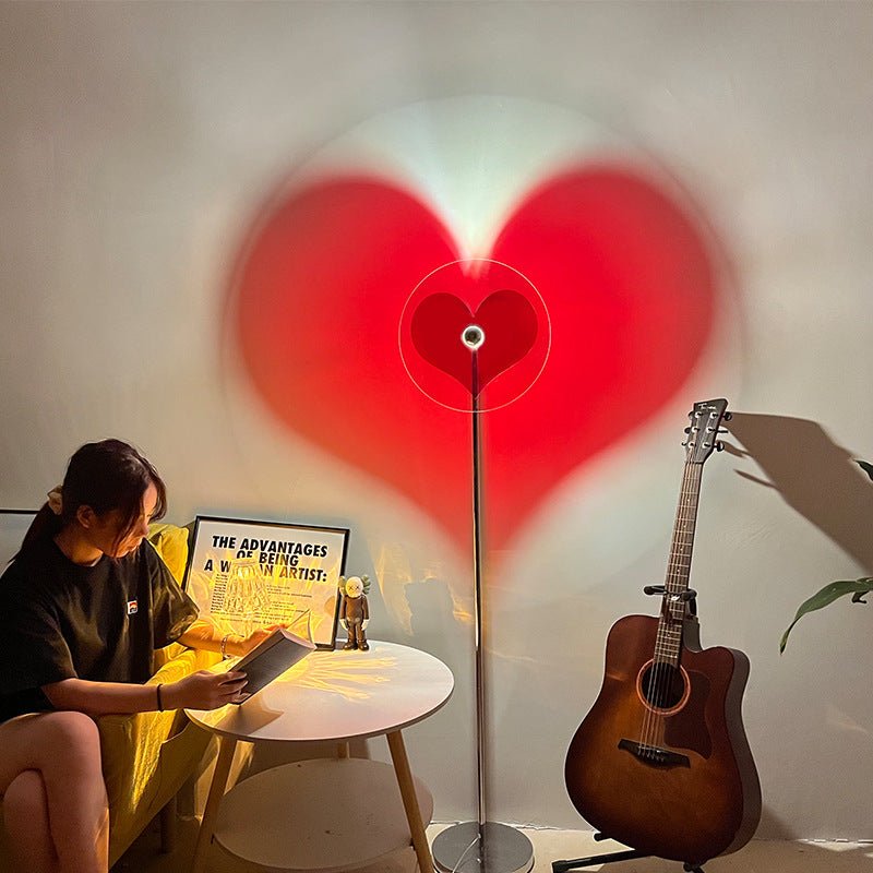 best USB Plug-in Love Bauhaus Table Lamp Net Red Atmosphere Lamp Bedroom Romantic Floor Lamp Art Deco Lights shop online at M2K Trends for LED Night Lights