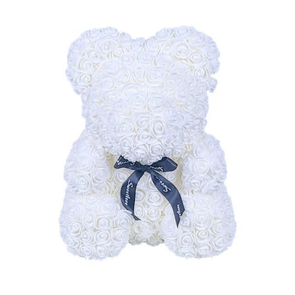 best Valentine's Day Gift Rose Bear Eternal Flower Rose Teddy Bear PE Foam Bear 25cm Valentines Day Other shop online at M2K Trends for gift