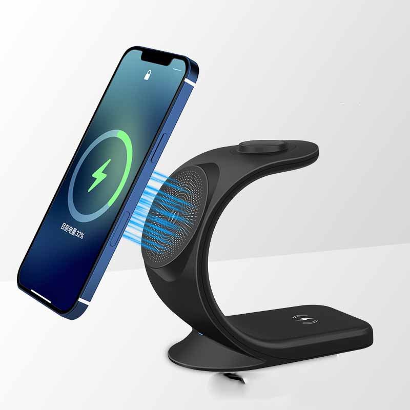 best Vertical Three-in-one Magnetic Wireless Charger charger shop online at M2K Trends for smart