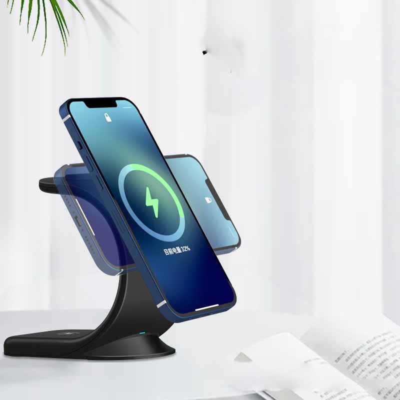 best Vertical Three-in-one Magnetic Wireless Charger charger shop online at M2K Trends for smart