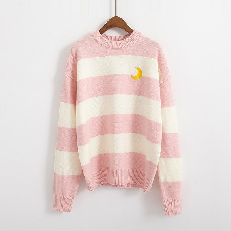 best Very Fairy Striped Sweater Knit Sweater 0 shop online at M2K Trends for