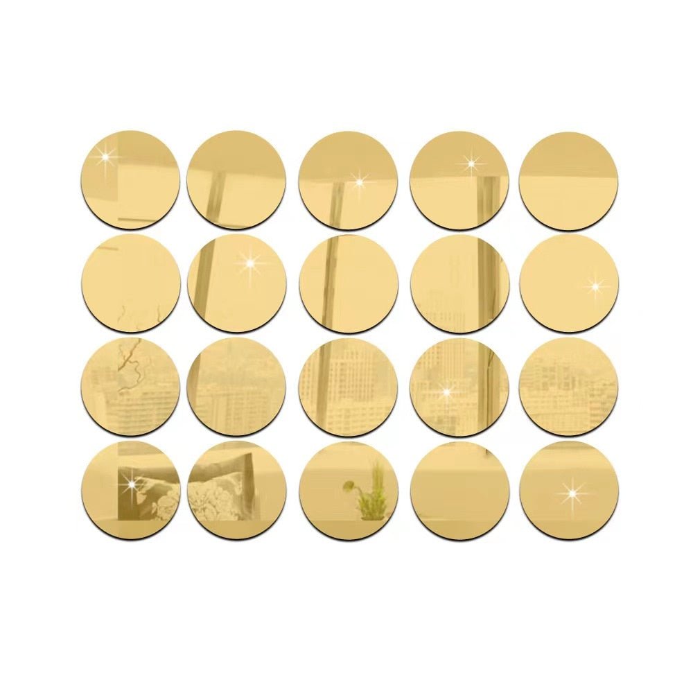 best Wall Sticker Gold Polka Dots Round Shape Decal Accessories 0 shop online at M2K Trends for