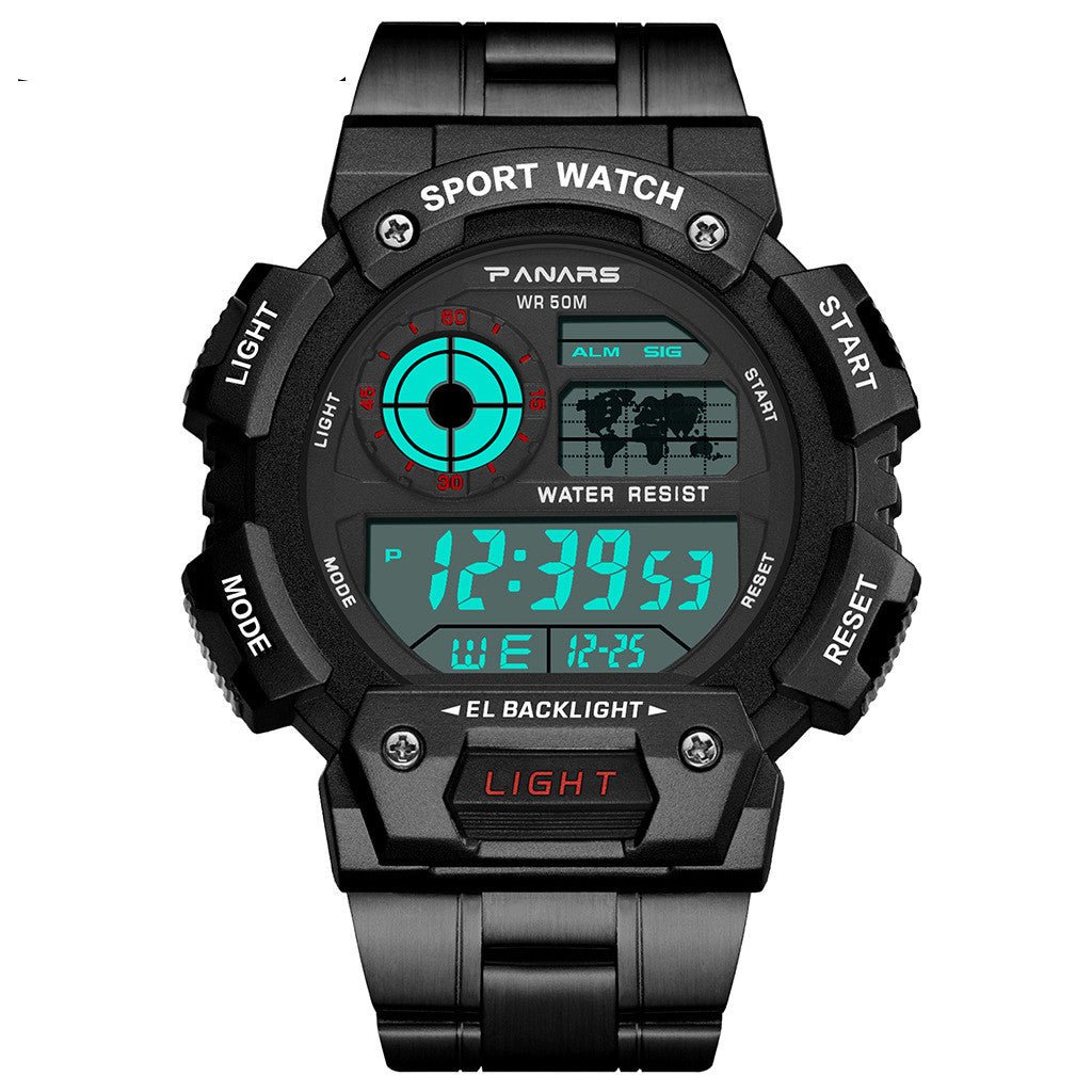 best Waterproof Multifunctional Waterproof Sports Watch Square Fashion Electronic Watch Jewelry & Watches shop online at M2K Trends for