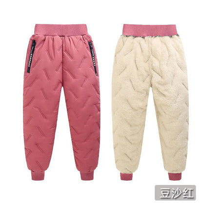 best Winter Boys Warm Down Pants -30℃ Children High Quality Thicken Trousers Teens Boy Girl Trousers Kids Ski Down Padded Pants shop online at M2K Trends for