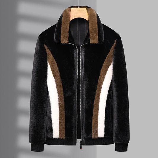 best Winter Men's Warm Mink Fur Jacket Coat 0 shop online at M2K Trends for