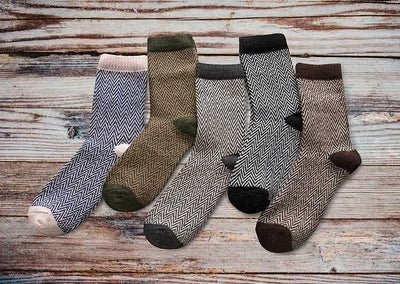 best Winter Thick Warm Stripe Wool Socks Casual Sock Business Socks 0 shop online at M2K Trends for