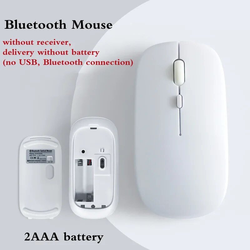 best Wireless Mouse 2.4G Bluetooth Mice for Macbook Samsung Laptop Silent Ergonomic Rechargeable Mice with LED Backlit USB Mice shop online at M2K Trends for