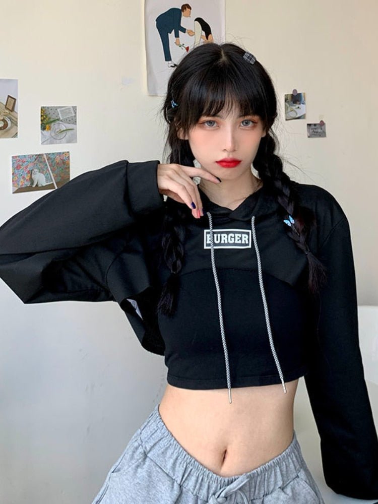 best With Hat Hoodies Women Basic Design Young Korean Fashion Mujer All-match Teens Simple Cool Loose Y2k Cozy Street Wear Popular 0 shop online at M2K Trends for