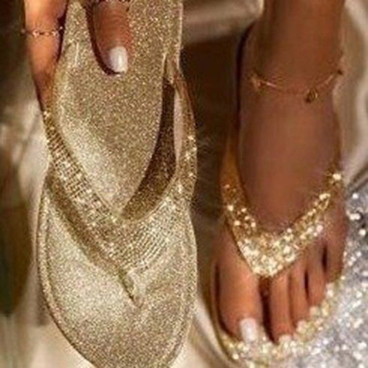 best Women Flip Flop Slippers Slides Bling Rhinestone Ladies Shoes Casual Summer Flat Female Crystal Glitter Woman Plus Size 2023 slippers shop online at M2K Trends for