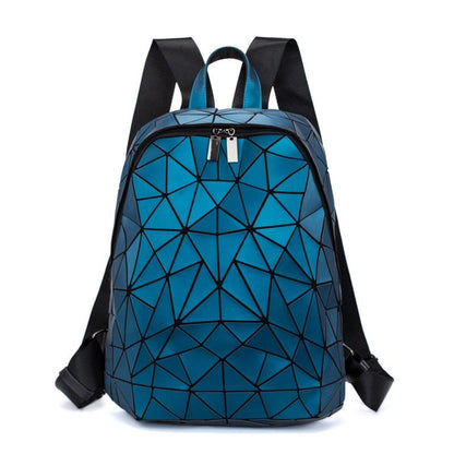 best Women Hologram Backpack School Matte Geometric Backpacks Girls Travel Shoulder Bags For Women Totes Luxury Shoulder Bag Silver 0 shop online at M2K Trends for