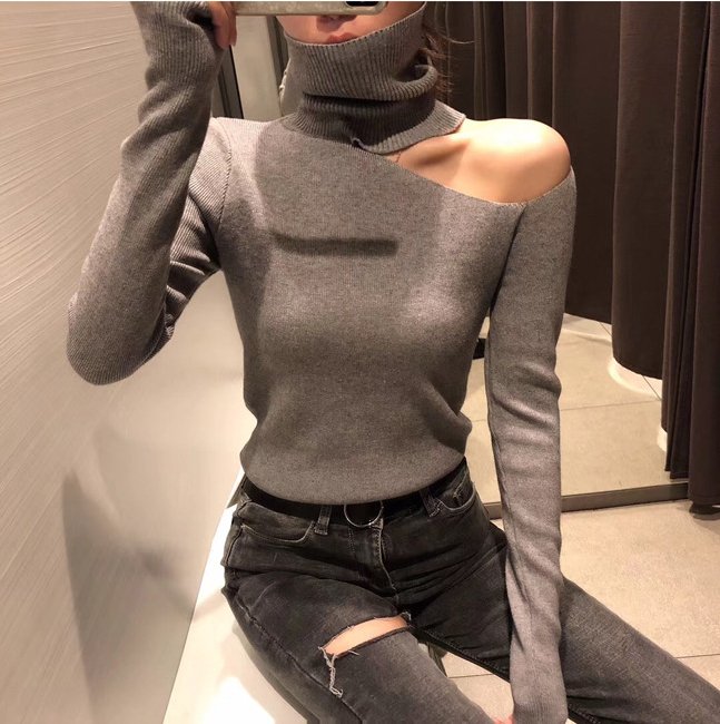 best Women's bottoming sweater long sleeve sweater 0 shop online at M2K Trends for