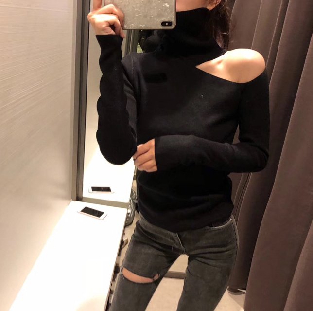 best Women's bottoming sweater long sleeve sweater 0 shop online at M2K Trends for