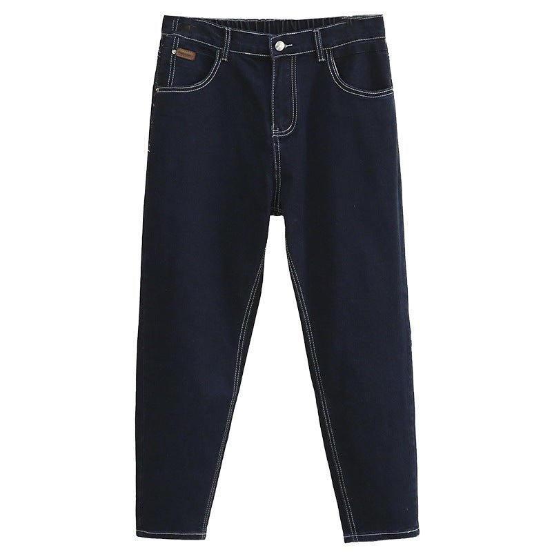 best Women's Fashion Slim Fit Topstitched Harem Jeans 0 shop online at M2K Trends for