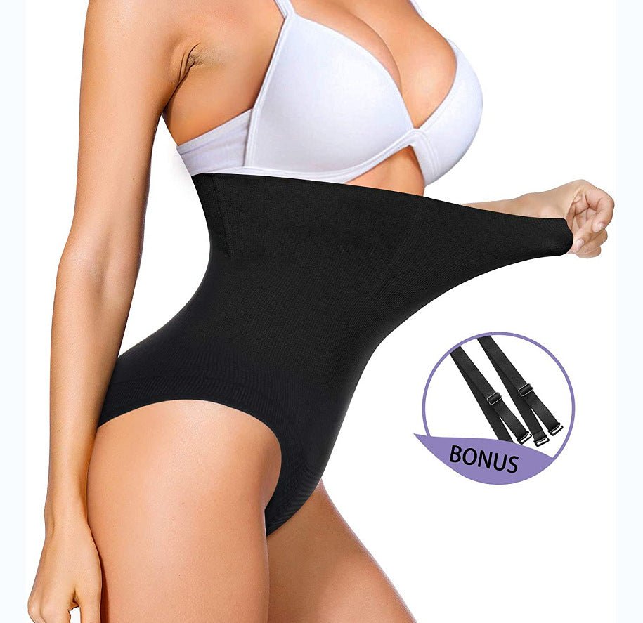 best Women's High Waist Anti-Slip Silicone Belt Corset Waist Abdominal Beauty Panties Clothing shop online at M2K Trends for