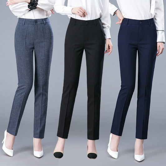 best Women's Loose Casual Professional Suit Pants Straight OL 0 shop online at M2K Trends for