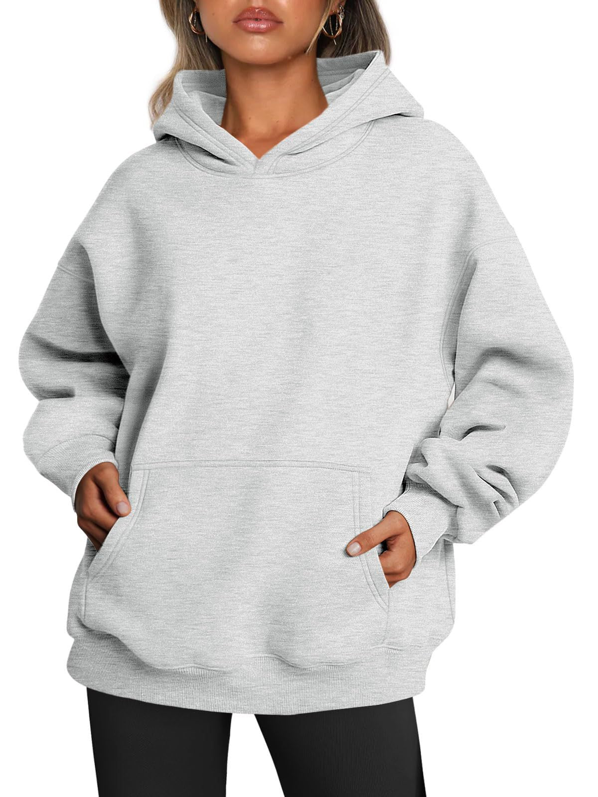 best Women's Oversized Hoodies Fleece Loose Sweatshirts With Pocket Long Sleeve Pullover Hoodies Sweaters Winter Fall Outfits Sports Clothes 4 shop online at M2K Trends for