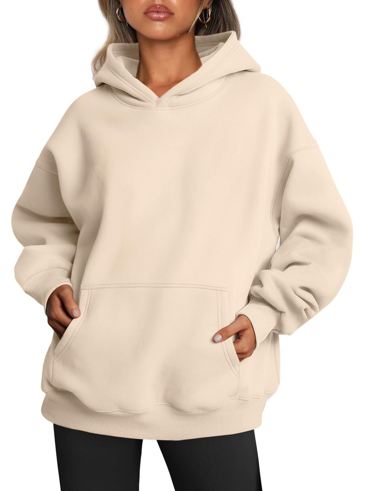 best Women's Oversized Hoodies Fleece Loose Sweatshirts With Pocket Long Sleeve Pullover Hoodies Sweaters Winter Fall Outfits Sports Clothes 4 shop online at M2K Trends for