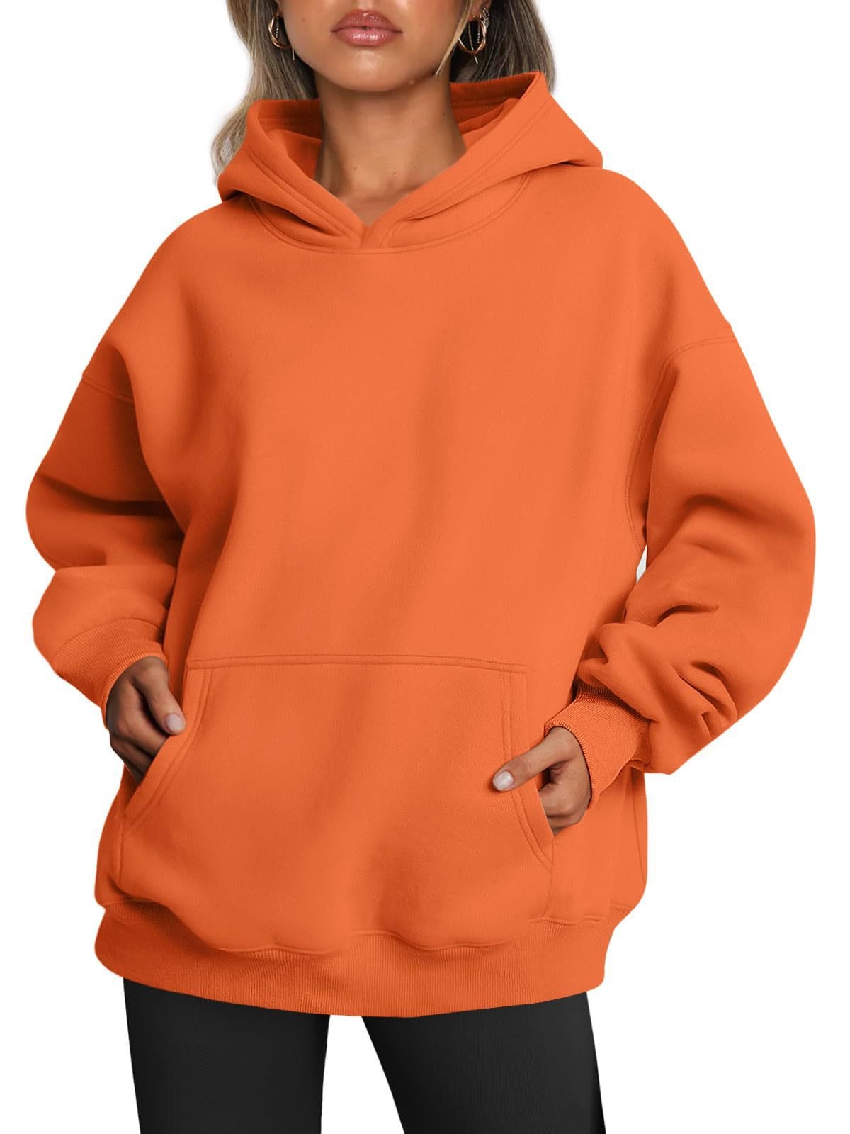 best Women's Oversized Hoodies Fleece Loose Sweatshirts With Pocket Long Sleeve Pullover Hoodies Sweaters Winter Fall Outfits Sports Clothes 4 shop online at M2K Trends for