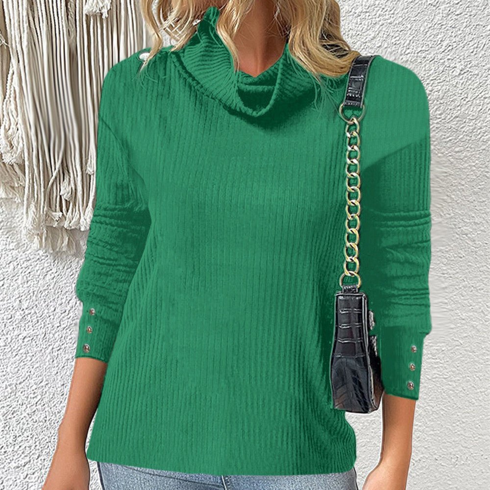 best Women's Sweater Style Turtleneck Knitted Sweater 0 shop online at M2K Trends for