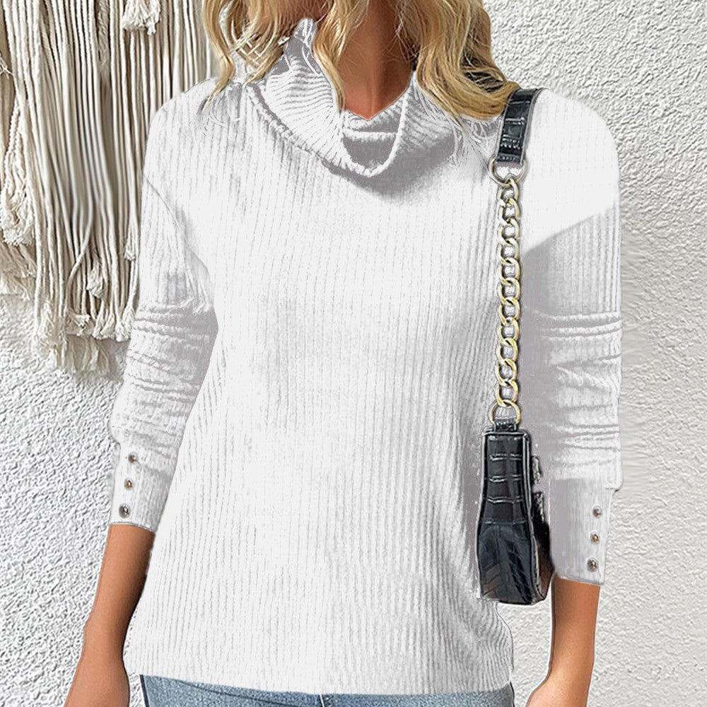 best Women's Sweater Style Turtleneck Knitted Sweater 0 shop online at M2K Trends for