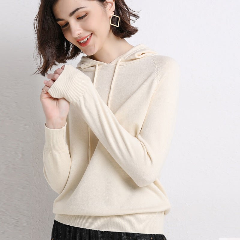 best Women's Thin Sweater Hooded Sweater 0 shop online at M2K Trends for