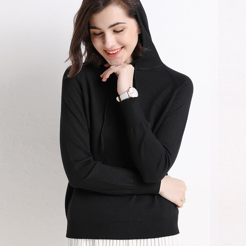 best Women's Thin Sweater Hooded Sweater 0 shop online at M2K Trends for