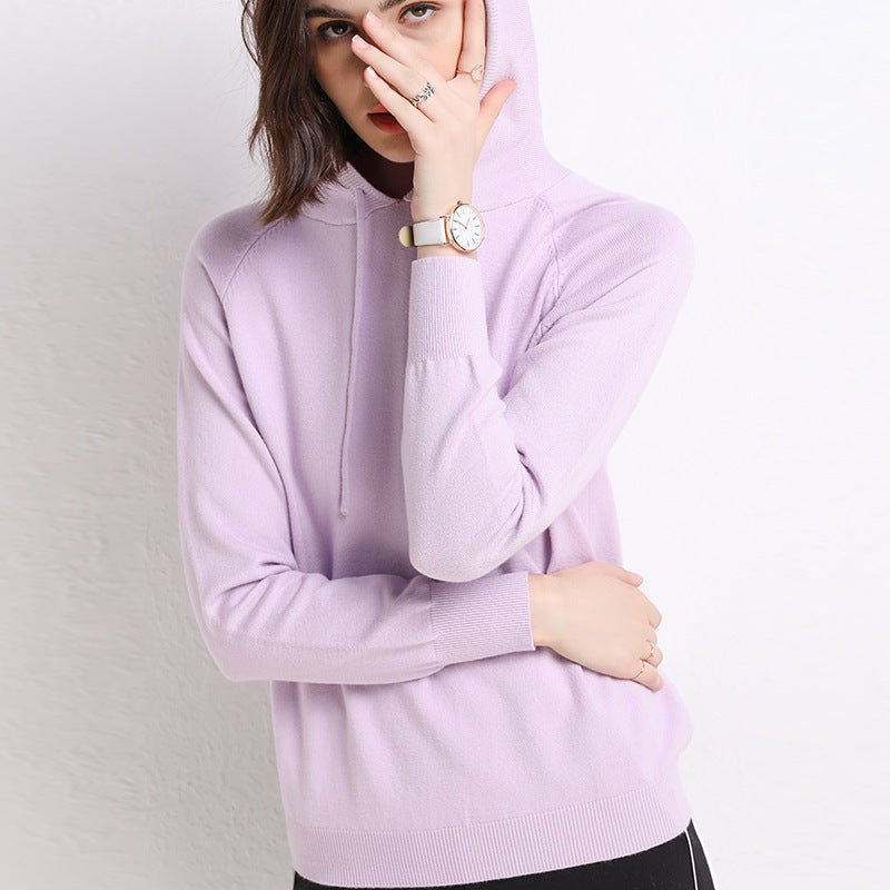 best Women's Thin Sweater Hooded Sweater 0 shop online at M2K Trends for