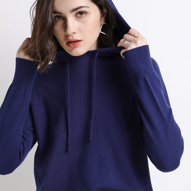 best Women's Thin Sweater Hooded Sweater 0 shop online at M2K Trends for