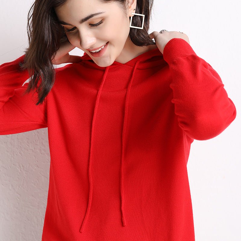 best Women's Thin Sweater Hooded Sweater 0 shop online at M2K Trends for