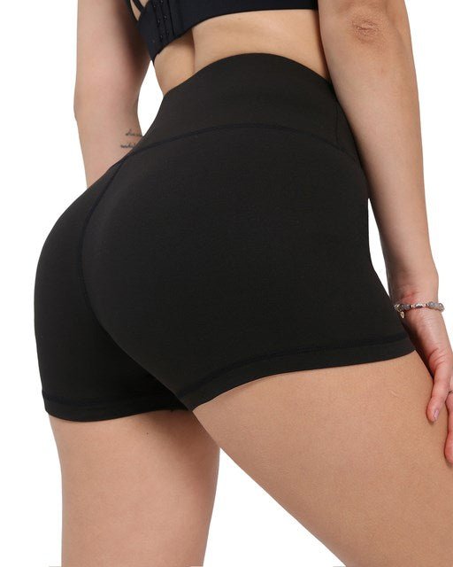 best Workout Shorts For Women Seamless Biker Short Pants Black shorts shop online at M2K Trends for Seamless workout Shorts