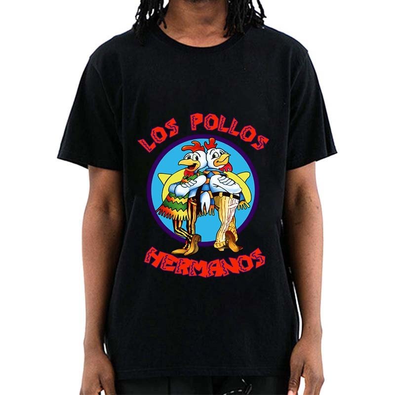 best XIN YI Men's high quality t-shirt100%cotton Breaking Bad LOS POLLOS Chicken Brothers printed casual funny tshirt male tee shirts 0 shop online at M2K Trends for