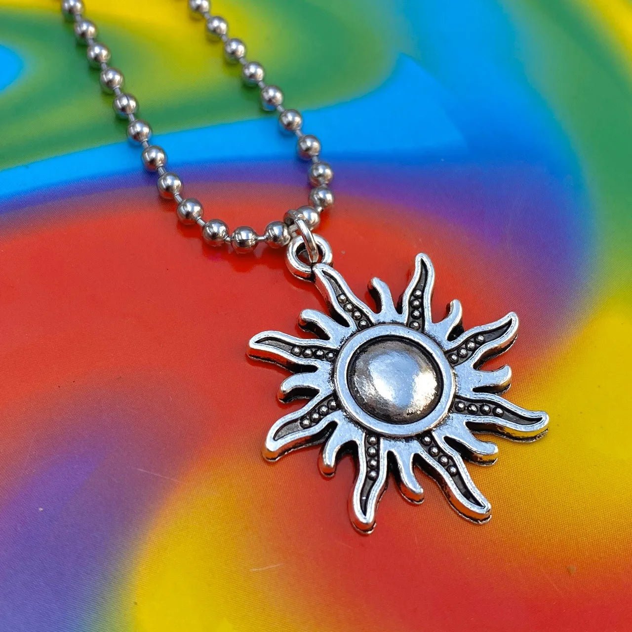 best Y2K Rainbow Heart Mushroom Necklace For Women Metal Goth Butterfly Charms Vintage 90s Style Choker Necklace Jewelry Aesthetics shop online at M2K Trends for