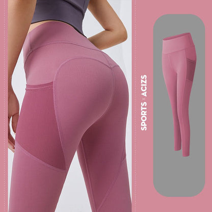 best Yoga Pants Women With Pocket Leggings Sport Girl Gym Leggings Women Tummy Control Jogging Tights Female Fitness Pants women pants shop online at M2K Trends for women pants