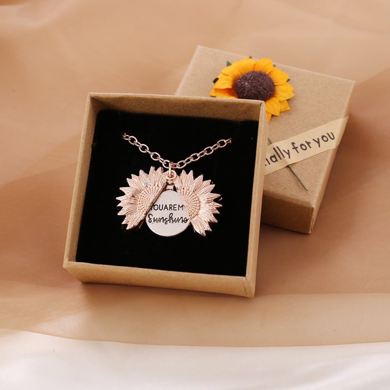 best You Are My Sunshine Sunflower Necklace Women Men 0 shop online at M2K Trends for