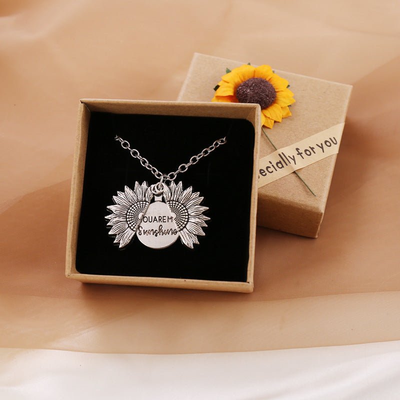 best You Are My Sunshine Sunflower Necklace Women Men 0 shop online at M2K Trends for