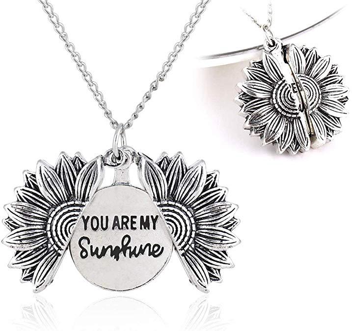 best You Are My Sunshine Sunflower Necklace Women Men 0 shop online at M2K Trends for