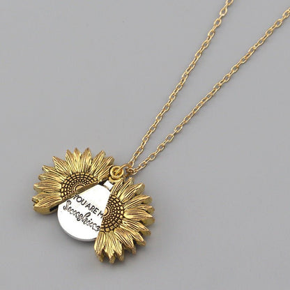 best You Are My Sunshine Sunflower Necklace Women Men 0 shop online at M2K Trends for