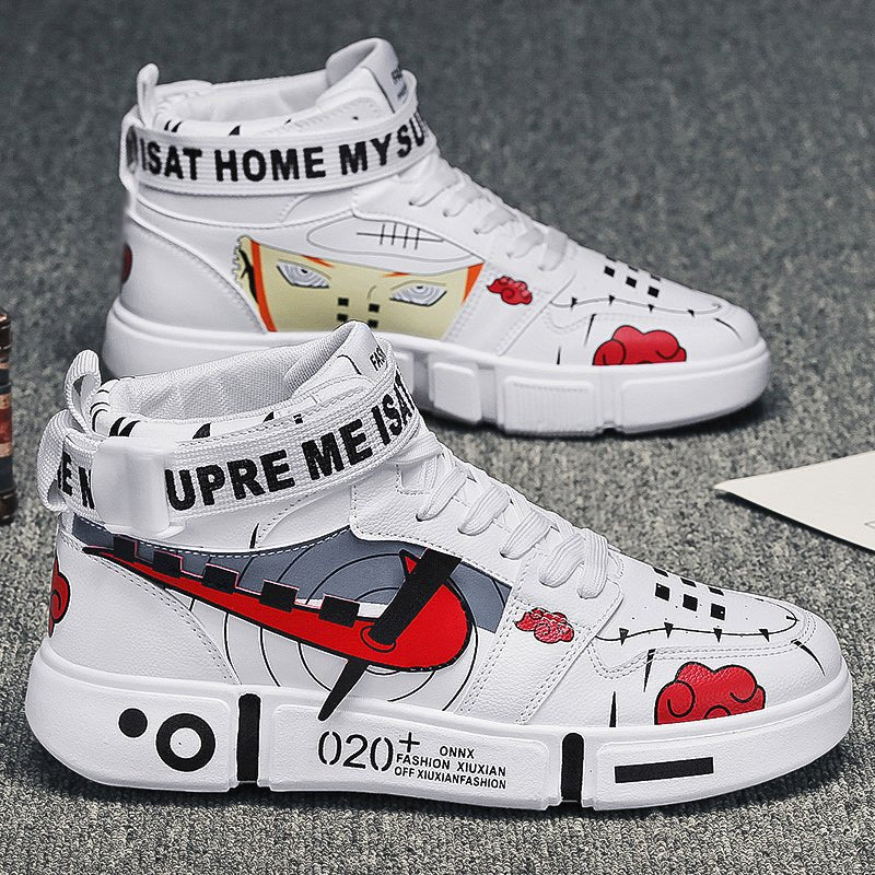 best Ziitop New Manufacture sneakers Hot Sale Casual Men Sneakers High-top Anime Shoes For Men Skateboard Shoes For Pein shop online at M2K Trends for mens shoes