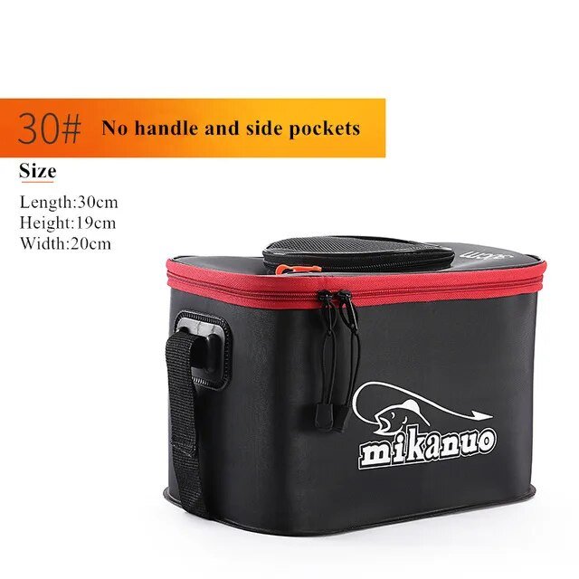 best Zipper Fishing Bucket Live Fish Container Multi-Functional Fish Live Lures Bucket Outdoor EVA Fishing Bag Foldable Fishing Bag shop online at M2K Trends for